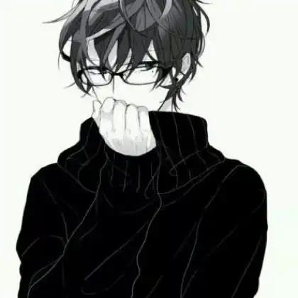 冷酷卡通男生微信头像,愿所有的离开都是一场梦而已