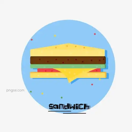 矢量卡通简约食物美食三明治图片大小2000x2000px图片尺寸84.49kb来自png搜索网pngss.com免费免扣png素材下载sandwich各类食物美食面包三明治食物装饰图案
