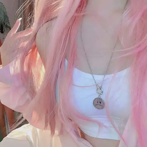 软萌粉色系头像少女的梦是星辰大海