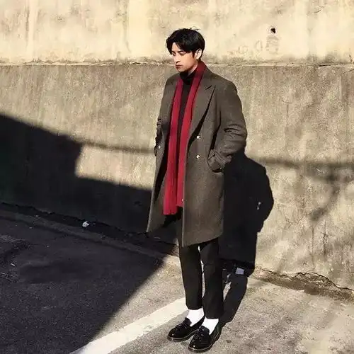 男生大衣搭配示范,太帅了