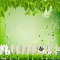 绿色背景头像女生个性微信头像图片大全