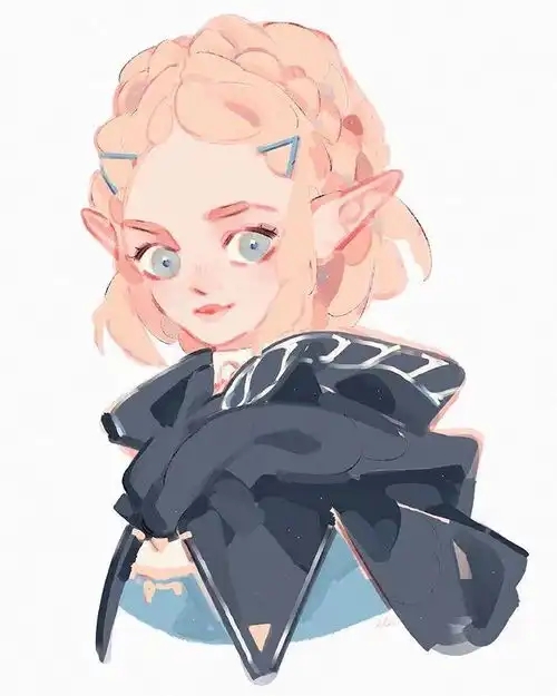 动漫人物插画师hailey甜甜的画风,少女心爆棚