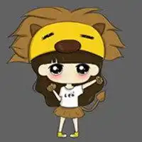 狮子座q版头像女生