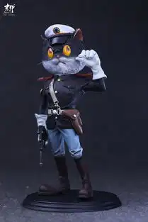 末那原创丨老动画系列第3弹黑猫警长黑猫警长pvc手办