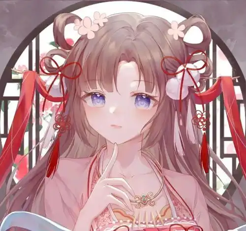 偏古风手绘动漫女生头像