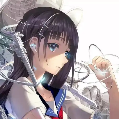 动漫女生头像回眸三生琥珀色,转身一世琉璃白