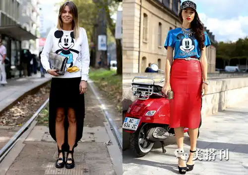 卡通tee秒变少女心,这些穿搭让你天天过六一儿童节