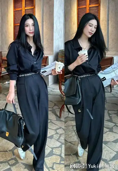 终于知道黑色系穿搭为什么这么受欢迎,显瘦又高级,适合奔四女人