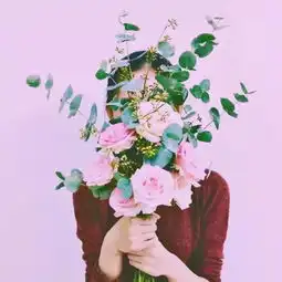 花式遮脸头像女动漫女头
