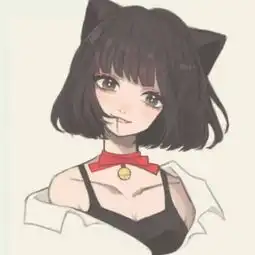 戴围巾的女生头像卡通搭