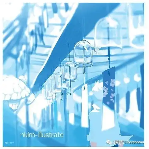他的眼中只有蓝色适合休息时看的治愈系插画合集