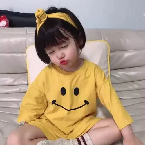 萌系头像希望我是你眼里最好的宝贝