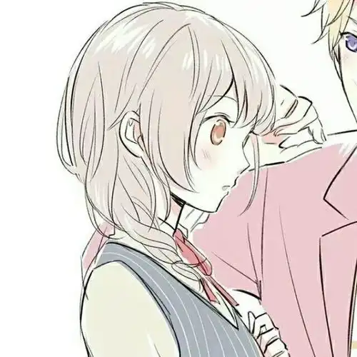 蓝色系列情侣头像一男一