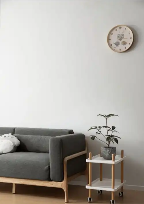 92㎡自然简约日式三居,用原木和白色搭配温馨舒适之家