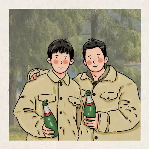 易烊千玺的卡通壁纸爱了爱了