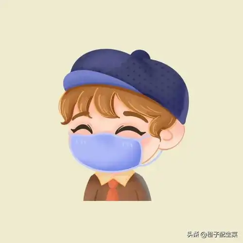 口罩男孩头像图片