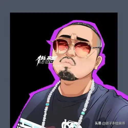 爱玩一组机车摩托车成熟男人帅气男人文艺男人漫画头像