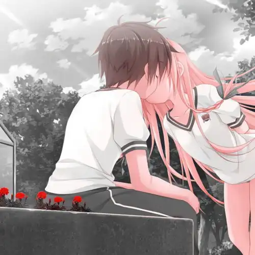 动漫情头想亲口对你说晚安先亲口再说