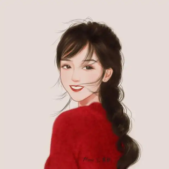 气质红衣女生头像又来了