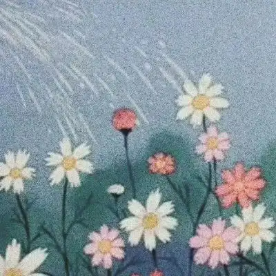 唯美花朵旧漫头像