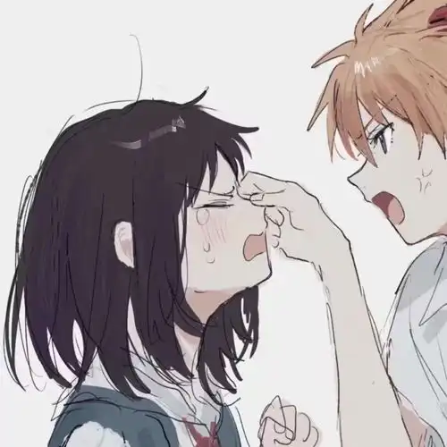 禁欲系情侣头像一对双鱼