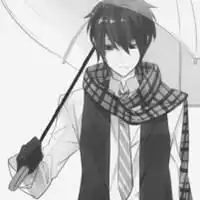 情侣头像白色系动漫男生