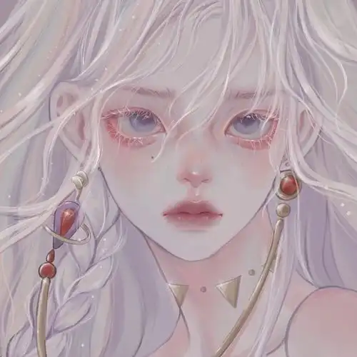 意境暖色系头像动漫女头