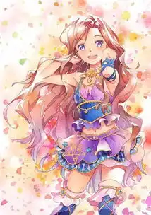 褐色头发动漫女生