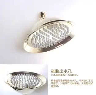 卫欲无限淋浴花洒,卫欲无限锆金工艺极致奢华全铜淋浴花洒纯铜淋浴器大淋浴套装g850加赠金色网篮东方购物,东方cj