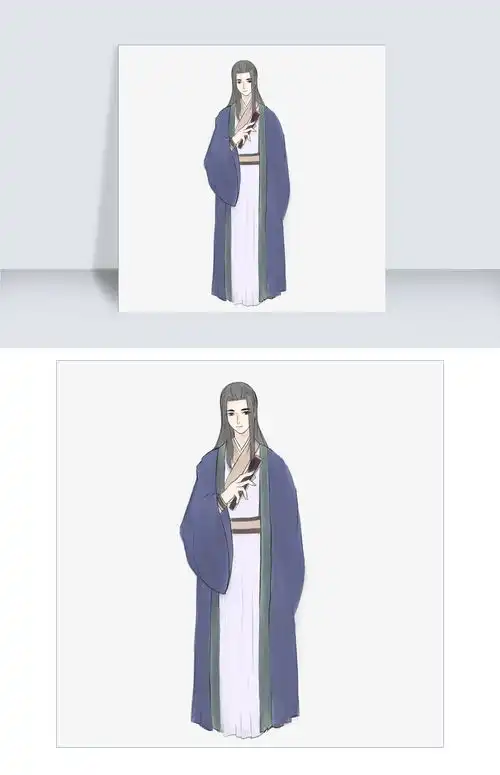 古风拿着扇子的公子免扣图图片素材psb格式下载动漫人物大全