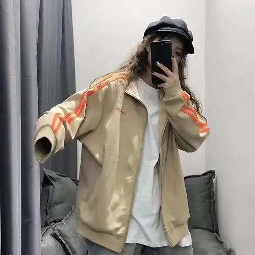 ins外套女韩版宽松学生bf风百搭棒球服薄款运动卫衣情侣装上衣潮