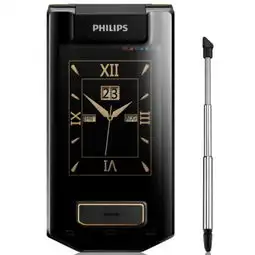 飞利浦墨晶黑联通3g手机双卡双待手机产品图片2