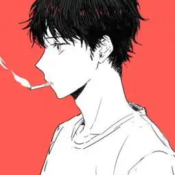 小伙伴们有没有点烟的动漫头像