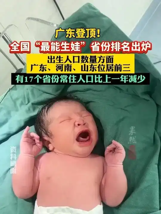 2024年中国最能生娃的省,连续7年全国第一,根本不用催生