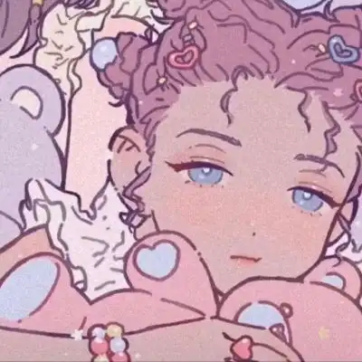 兕谨女生动漫超甜闺蜜头像望囍