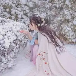 女生唯美清新头像蓝色系