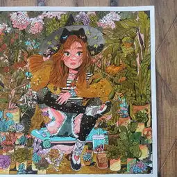 插画粉与薄荷蓝清甜的复古味