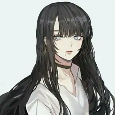 动漫女生头像黑色系霸气