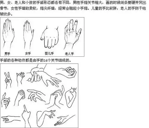 动漫人物手臂,腿部画法的教程及如何控制粗细