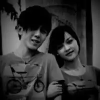 黑色系情侣头像图集禁欲