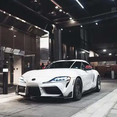 丰田跑车头像,白色的丰田跑车微信群头像图片