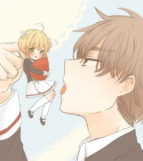 魔卡少女樱小狼和小樱的情侣装实物图超好看,情侣照着穿就对了