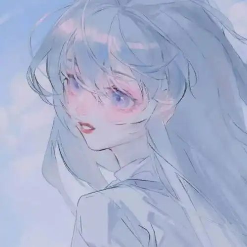 二次元蓝色系女头blue的形容词释义是悲伤的忧郁的