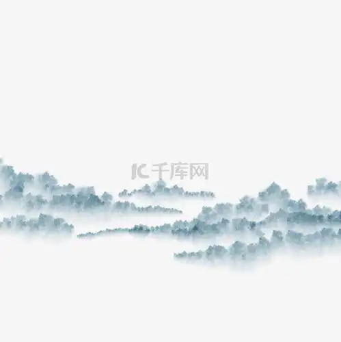 清明清明节古风水墨远山群山风景素材图片免费下载千库网