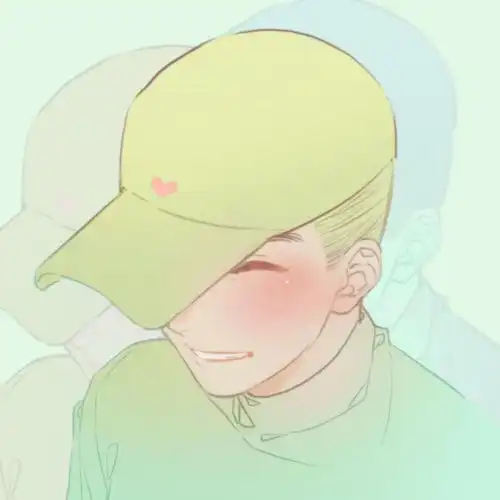 抑郁系手绘画情侣头像