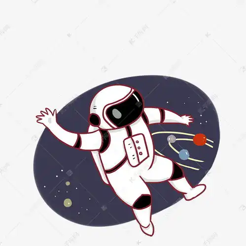 手绘卡通宇航员插画素材图片免费下载千库网
