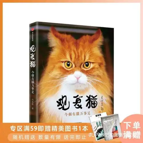 观复猫今朝有猫万事足马未都著萌猫萌宠铲屎官猫闻轶事中信出版