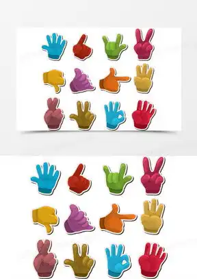 手掌卡通素材手掌卡通图片手掌卡通免费模板下载熊猫办公