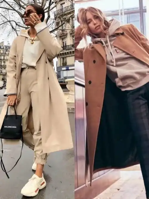 40岁女人秋季穿卫衣别总搭牛仔裤,这些搭法更出彩,穿出时尚气质