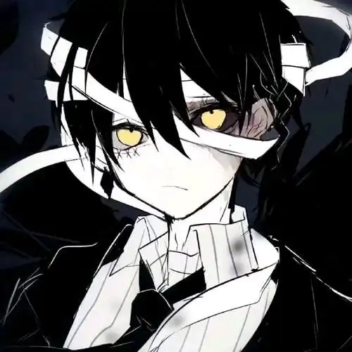 动漫头像黑色系系男做饭